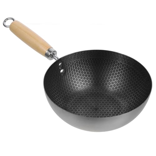 Congarteno Hexagonale Wabenbratpfanne mit Holzgriff