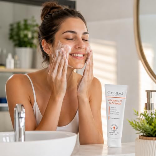 Image of Vitamin C 2% Face Wash with Licorice & Hyaluronic Acid | Brightening Daily Cleanser 80ml