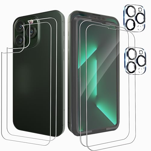 SVMONGWA iPhone 13 Pro Max(6.7C`)ptgXN[یV[g + w2 + JYveN^[2 dx9HKX tt[t iPhone 13 Pro MaxpP[XΉ