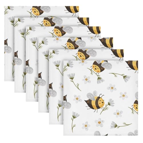 Set de 6 Servilletas de Tela Cuadradas 50.5x50.5 cm miniatura 2