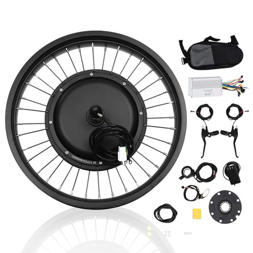 JAYGOVAN Electric Bike Conversion Kit, 20" Rear Wheel Ebike Conversion