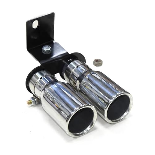 Embout d'échappement en acier inoxydable 70mm pour BMW F30 F31 320i 330i 328i 2017-2019 couleur argent