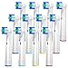 Produktbild REDTRON Ersatzbürstenköpfe für Oral B, Zahnbürstenköpfe für Oral B, Precision Clean Bürstenköpfe passend für pro 1000/3000/5000, Vitality Smart Genius Series und mehr, 12 Pack Weiß EB17-P