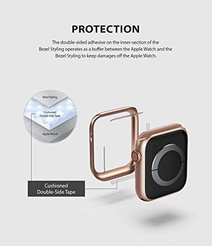 Image of Ringke Bezel Styling for Apple Watch 44mm Case Cover for Series 4 (2018) - AW4-43