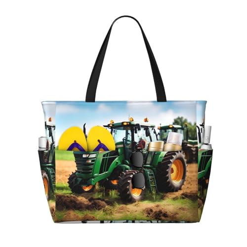 Sac à bandoulière imperméable tracteur agricole sacoche noire adulte taille unique