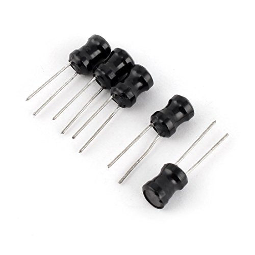 Aexit 5pcs (Transformer, inductor) 100MH Inductance 6mmx8mm Shielded 2P Radial Lead Type DIP Inductors (12ry175qf294) Electric Component