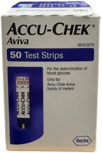 Accu-Chek Aviva Test Strips, Pack of 50