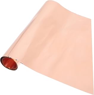 Mobestech Iron Board 2 Rolls Sheet Copper Coil Copper Plate for Etching Copper Foil Plate for Repairs t2 Copper Sheet