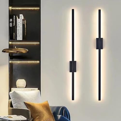 Lámpara de pared LED moderna con luz rectangular de 44W para pasillo y dormitorio interior 6