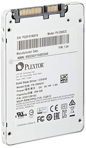 PX-256S3C Disque Flash SSD Interne 256 Go Plextor SATA III pour PC