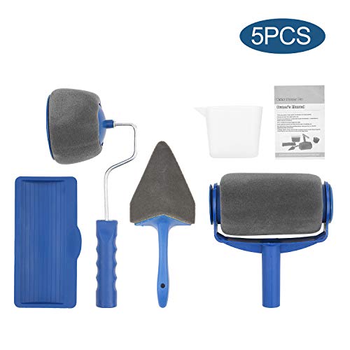 Kecheer herramienta de pintura pared,rodillo de pintura pared kit,juego de rodillos de...