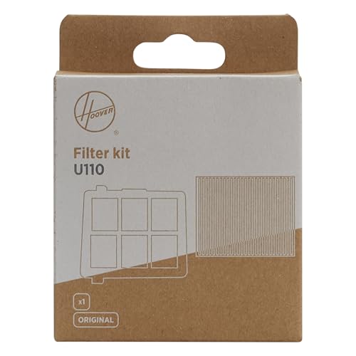 Hoover U110 Vaccum Cleaner Filter Kit, Anti Odour, Extra Filtering, Original Spare Part, Compatible with Hoover HG4 ROBOT