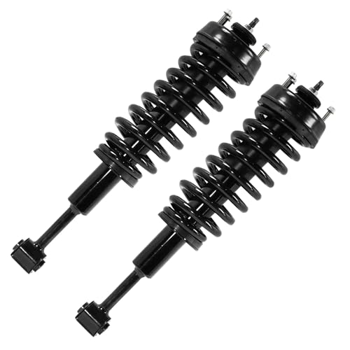 Image of Detroit Axle - 8pc Front Rear Suspension Kit for Ford 2007-2010 Explorer Sport Trac, 4 Quick Complete Struts with Coil Spring 4 Sway Bar End Links 2008 2009 Replacement