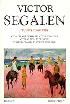 Mass Market Paperback Victor Segalen - tome 1 - Oeuvres complètes (01) [French] Book