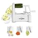 Flamen Tri-Blade Slicer Vegetable Spiralizer and Fruit Spiralizing Slicer, Kitchen Cutter Tool, Veggie Spaghetti Maker for Low Carb/Paleo/Gluten-Free Meals