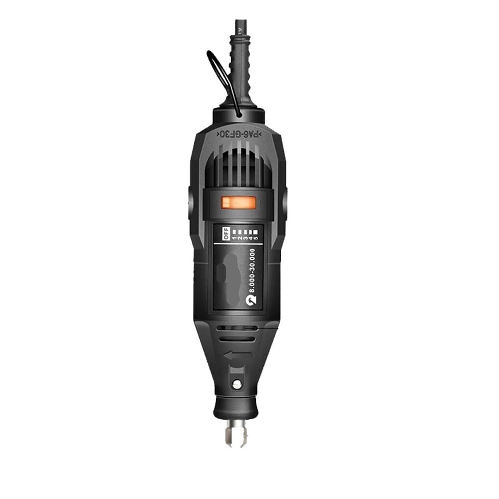 Minitaladro eléctrico de 180W, herramienta rotativa de grabado, amoladora de pulido, pluma de grabado de velocidad Variable con accesorios(HSDM1,EU)