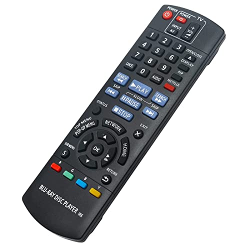 Beyution N2Qayb000575 Replacement Remote Control Fit For Panasonic Blu-Ray Disc Dvd Player Dmp-Bd75 Dmp-Bd755 Dmp-Mst60 Dmp-Ms10 Dmp-Bdt210 Dmp-Bdt110 Dmp-Bdt215 Dmp-Bdt310 N2Qayb000574 #TOP1