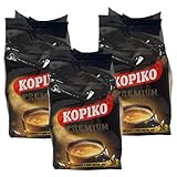 Premium 3 in 1 Instant Coffee Bundle. Includes 3 Packs of Kopiko Premium 3-in-1 Coffee Mix. Deliciously Energizing Premium Quality Instant Coffee. This Bundle Comes with a BELLATAVO Fridge Magnet.