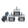 POLISI3D 3-pack hoog koppel 42N.cm 3D-printermotoren Nema 17 stappenmotor 42 stappenmotor 1.5A 1.8 graden 2 fase 4-lood…