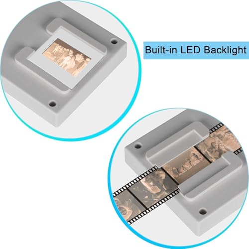 eyesen Scanner móvel de filme e slides, filme para JPEG, converte slides e negativos de 35 mm em fot