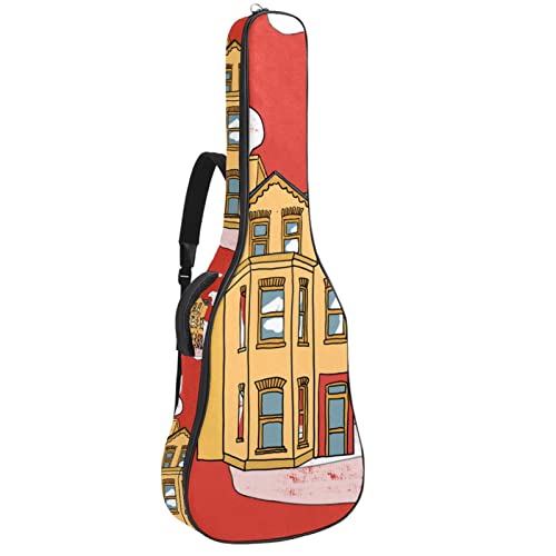 Cute House Étui de protection rembourré pour guitare acoustique classique, Multicolore 07, 42.9×16.9×4.7 in, Organiseur… - Les Beatles, Paul McCartney, John Lennon, RIngo Starr, George Harrison Cute House Étui de protection rembourré pour guitare acoustique classique, Multicolore 07, 42.9x16.9x4.7 in, Organiseur…