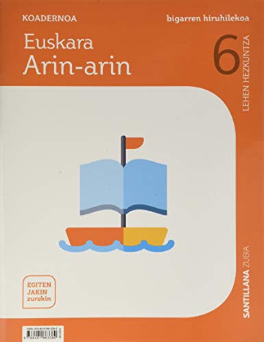 Portada de 6-2Leh Koadernoa Lengua 6º Primaria Saber Hacer Contigo