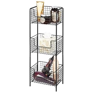 mDesign Steel Freestanding Storage ...