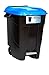 Tayg 421020 Eco - Contenedor de Residuos Eco con Pedal, color Azul, 100 L