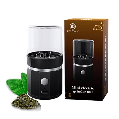 LTQ Vapor Electric Herb Grinder with a 70ml Big Capacity Glass Tube and 400 mAh Battery Typc-C Charging Electric Herb Hand-picked Grinder