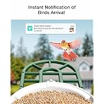 Bird Feeder with Camera - Supports AI Identify Species, 2K Live Video, Arrival Alerts, Solar Powered Bird House Camera, Wireless Wild Birds Feeder for Outdoors, Remote Access to Watch Birds - Image 4
