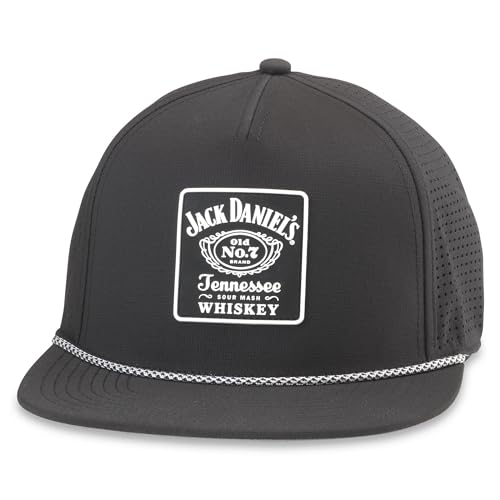 Image of AMERICAN NEEDLE Jack Daniel's Whiskey No. 7 Officially Licensed Merchandise Unisex Adjustable Baseball Hat