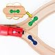 Vylyciy 28 Stück Holzeisenbahn Schienen Adapter, Schienenverbinder aus Kunststoff, Universal Holzbahnverbinder, Eisenbahn Spielzeug Zubehör für Kinder im Alter Von 3-7