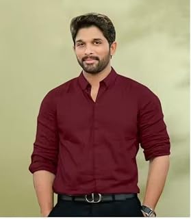 Men’s Plain Cotton Blend Shirt Full Sleeve Casual Wear Shirt for Office Daily Stylish Outfit Price In India