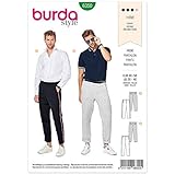 Hosen-Schnittmuster Burda Schnittmuster 6350, Hose [Herren, Gr. 46-56] zum selber nähen, ideal für Fortgeschrittene [L3]