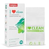 Sirona Personal Disposal Bags – 15 Bags for Discreet Tampons, Sanitary Pads/Napkin, Panty Liners, Tampons & Condoms | Menstrual Care and Hygiene Products