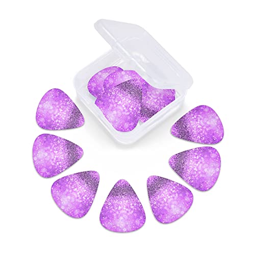 Lot de 24 médiators pour guitare acoustique, électrique, basse (0,46/0,71/0,96 mm) Violet brillant - Les Beatles, Paul McCartney, John Lennon, RIngo Starr, George Harrison Lot de 24 médiators pour guitare acoustique, électrique, basse (0,46/0,71/0,96 mm) Violet brillant – Image 7
