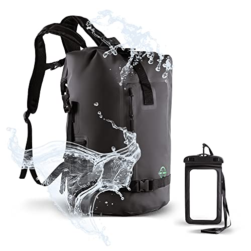 BIG DING Dry Bag (35L) - Rucksack wasserdicht mit wasserdichter Handyhülle...
