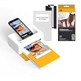 KODAK Dock Plus 4PASS Instant Photo Printer, 4x6 inches, 50 Sheets Bundle