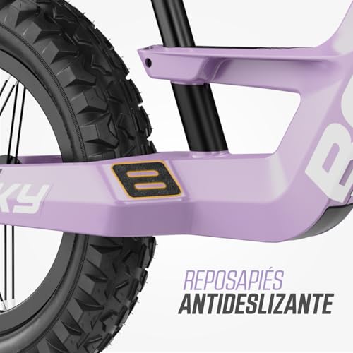 Miniatura 9 de Berg Biky Cross Purple Handbrake Bici Correpasillos Para Niños De 2 5 A 5 Años Freno De Mano Color Violeta