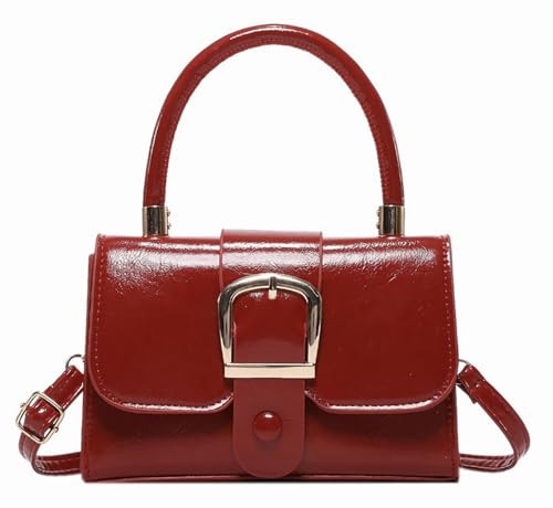 Image of Women Top Handle Clutch Handbag Cute Purse for Girls trendy Small Crossbody Bag