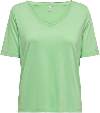 ONLY ONLELISE S/S V-NECK TOP JRS Tişört Kadın