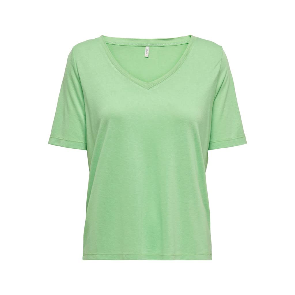 ONLELISE S/S V-NECK TOP JRS NOOS Tişört Kadın