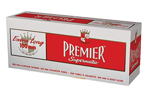 The Big Easy Cigarette AccessoriesPremier 100Mm Tubes Reg W/ -C752P, White