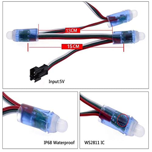 OICIB 200PZ 4M / 6.5Meter DC5V WS2811 Full Color
