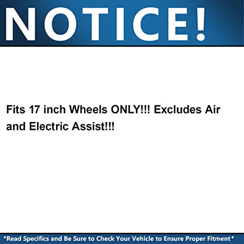 Image of Detroit Axle - 2 Rear Struts for 04-13 Chevy Impala Monte Carlo Pontiac Grand Prix 05-09 Buick LaCrosse (17'' Wheel) Complete Struts with Coil Spring 2005 2006 2007 2008 2009 Replacement Strut Shock