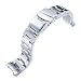 20mm Super Oyster Watch Bracelet Replacement for Seiko SKX013, Brushed 316L Stainless Steel