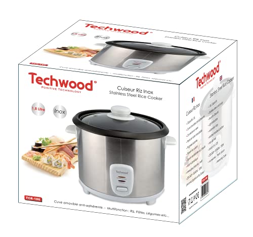 TECHWOOD tcr-186 Reiskocher Reis Multi Funktionen 1,8 l – Bild 3