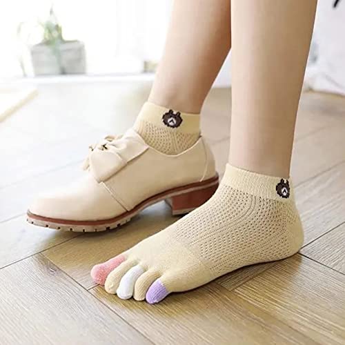 Toes Breathable Fashionable Mesh - Socks Women -Friction Five Socks Islander Socks #TOP4