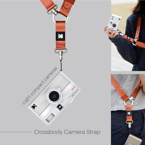 Kodak Multi-Purpose Camera Strap Tracolla Multiuso Per Fotocamera(Qd Snaplock (Nero)1 Paio)-Leggera,Resistente,Lega Di Alluminio,Compatibilità Universale,Fotocamere Reflex,Fotocamere Compatte - 3