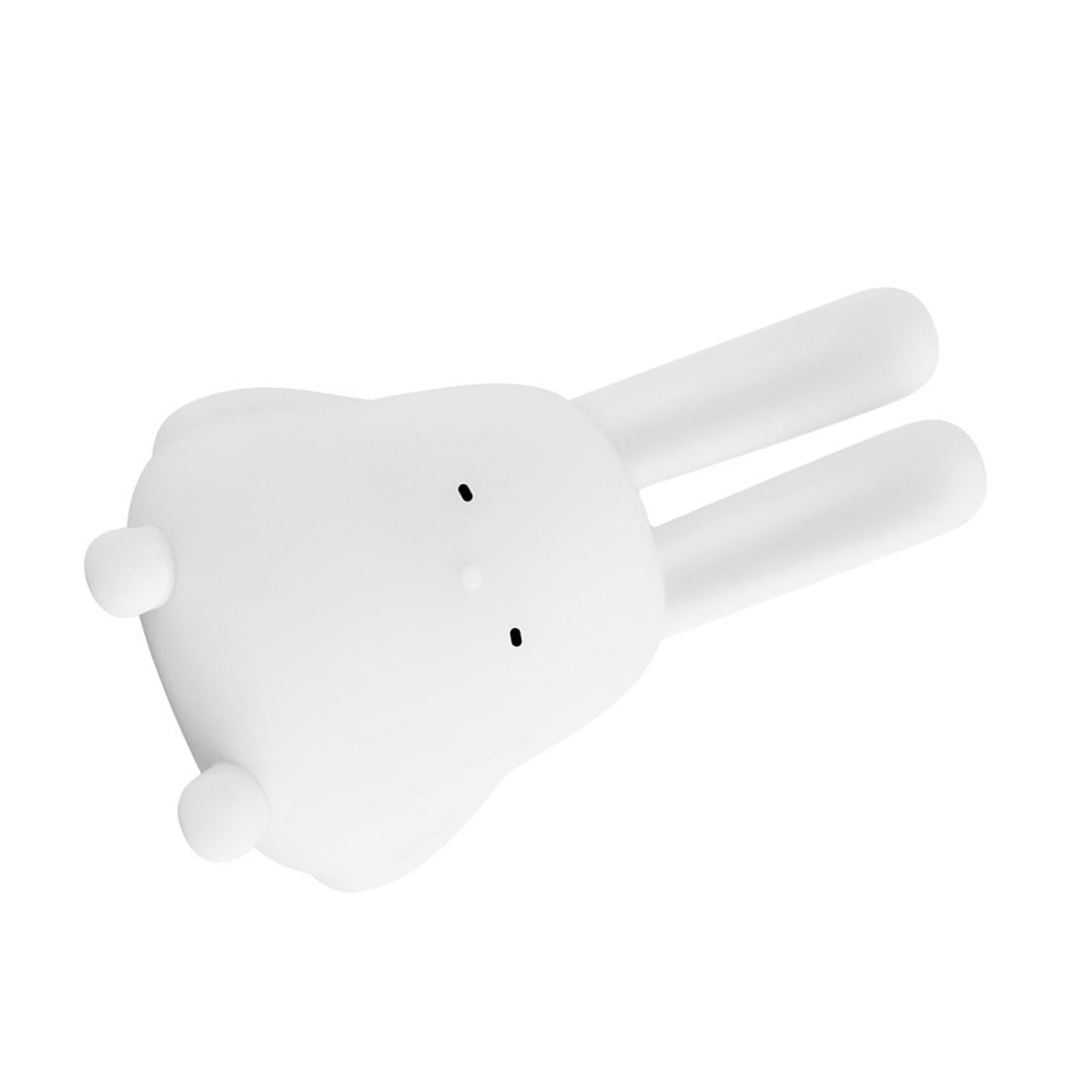 Garosa Lámpara de Mesa Recargable de Silicona con Forma de Conejo para Guardería, Lámpara de Mesita de Noche para Niños, Decoración para Habitación, Regalos para Niñas y Niños